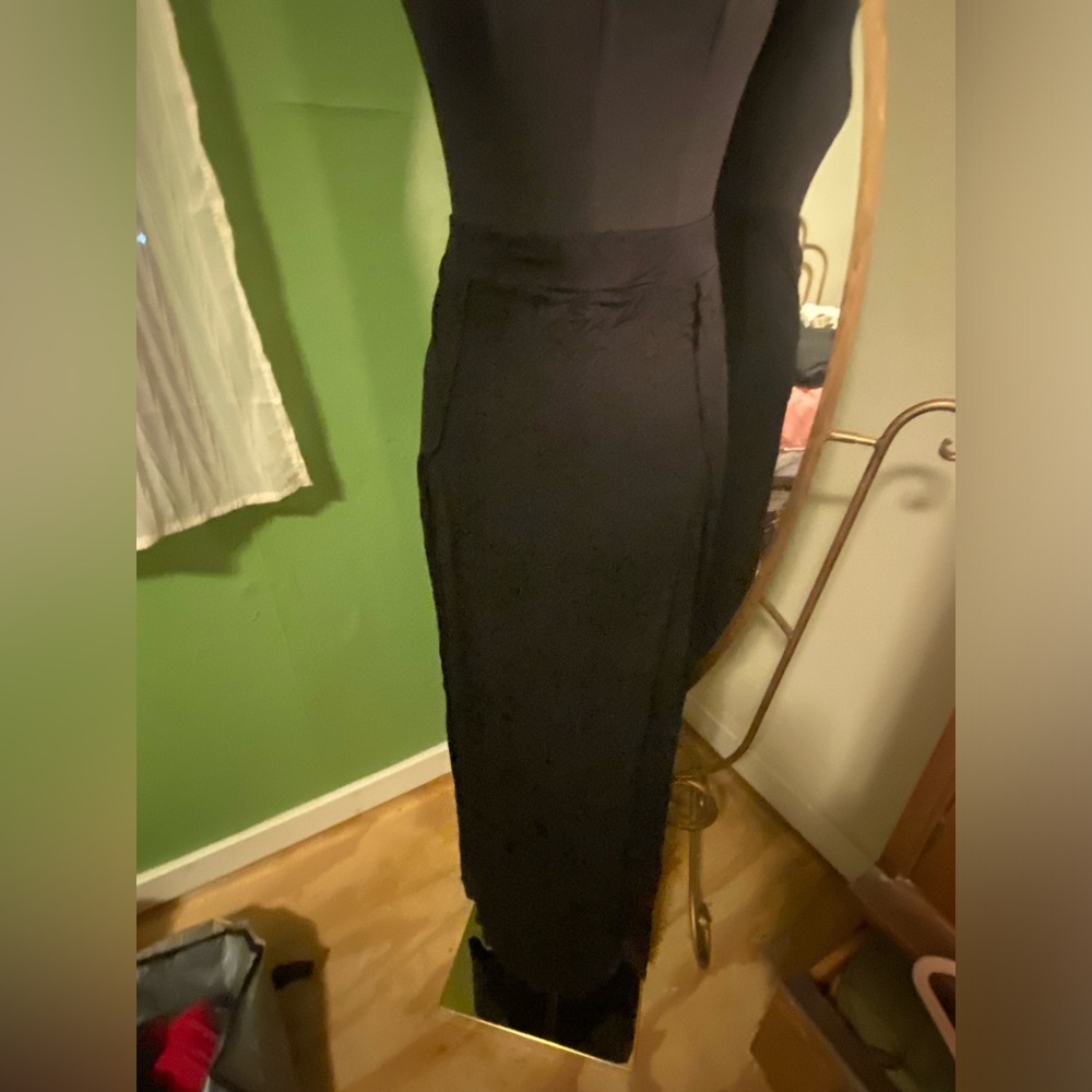 Double Slit Maxi Skirt